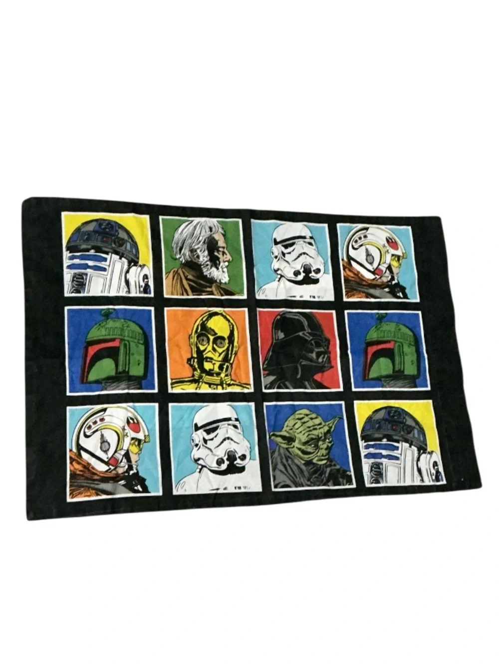 Vintage Star Wars twin bed fitted sheet with pillowcase